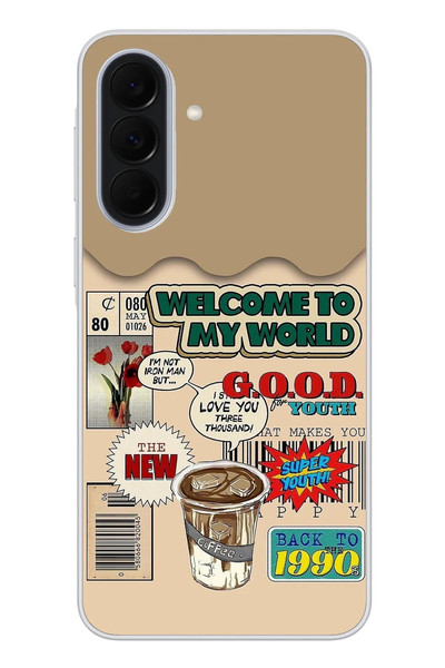 Le Balvo Samsung Galaxy A37 Uyumlu Doksanlar Gençliği Baskılı Silikon Kılıf