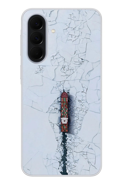 Le Balvo Samsung Galaxy A37 Uyumlu Yük Gemisi Baskılı Silikon Kılıf