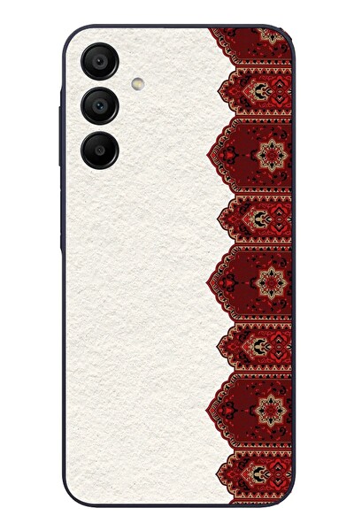 Le Balvo Samsung Galaxy A15 Uyumlu Halı Köşesi Baskılı Silikon Kılıf