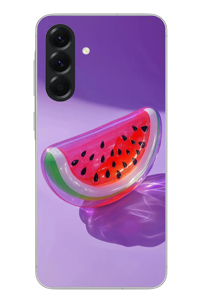 Le Balvo Samsung Galaxy A56 Uyumlu Karpuz Jelibon Baskılı Silikon Kılıf