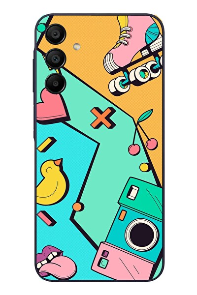 Le Balvo Samsung Galaxy A15 Uyumlu Paten Gençlik Baskılı Silikon Kılıf