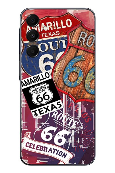 Le Balvo Samsung Galaxy A16 Uyumlu Texas Amerika Baskılı Silikon Kılıf