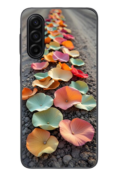 Le Balvo Samsung Galaxy A17 Uyumlu Toprakta Çiçekler Baskılı Silikon Kılıf