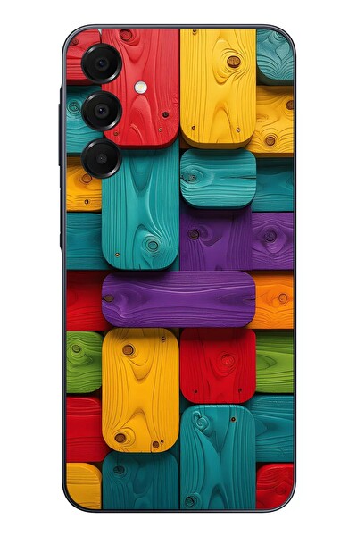Le Balvo Samsung Galaxy A16 Uyumlu Renkli Tahtalar Baskılı Silikon Kılıf