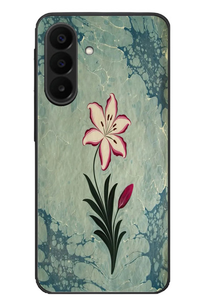Le Balvo Samsung Galaxy A27 Uyumlu Çiçek Deseni Baskılı Silikon Kılıf
