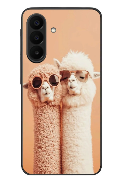 Le Balvo Samsung Galaxy A27 Uyumlu Sevgili Lamalar Baskılı Silikon Kılıf
