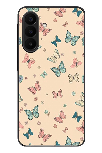 Le Balvo Samsung Galaxy A27 Uyumlu Renkli Kelebekler Baskılı Silikon Kılıf