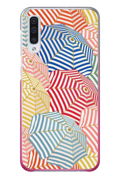 Le Balvo Samsung Galaxy A50 Uyumlu Şemsiyeler Baskılı Silikon Kılıf