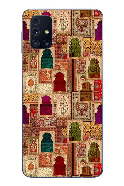 Le Balvo Samsung Galaxy M31s Uyumlu Seccadeler Baskılı Silikon Kılıf