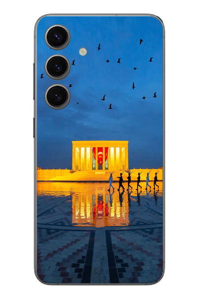 Le Balvo Samsung Galaxy S24 Uyumlu Anıtkabir Baskılı Silikon Kılıf