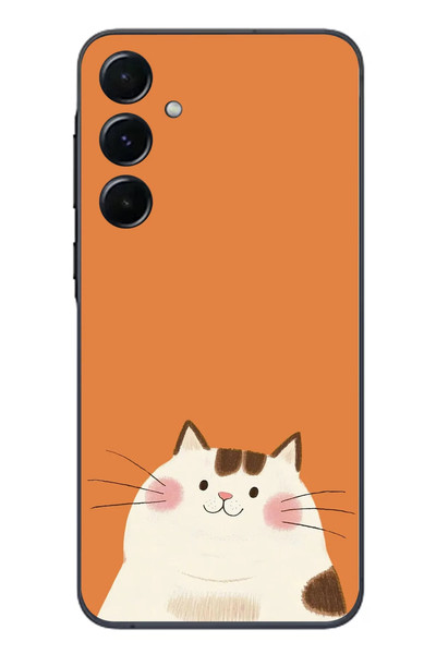 Le Balvo Samsung Galaxy A55 Uyumlu Kedi Baskılı Silikon Kılıf