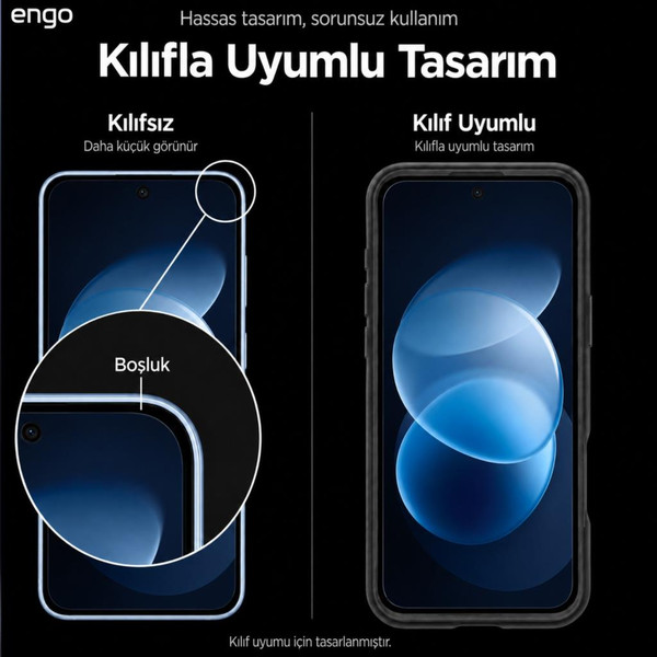 Engo Redmi Note 17 Pro İle Uyumlu Mat Ekran Koruyucu 6.83