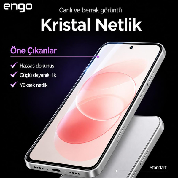 Engo Redmi Note 17 Pro Max İle Uyumlu Ekran Koruyucu 6.83