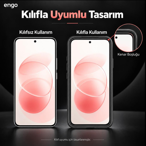 Engo Redmi Note 17 Pro Max İle Uyumlu Ekran Koruyucu 6.83