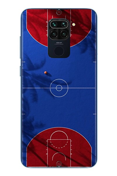 Le Balvo Redmi Note 9 Uyumlu Basketbol Sahası Baskılı Silikon Kılıf