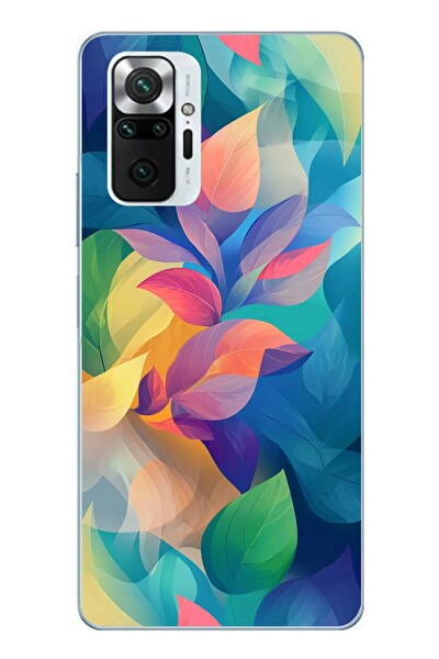 Le Balvo Redmi Note 10 Pro Uyumlu Yumuşak Dalgalı Baskılı Silikon Kılıf