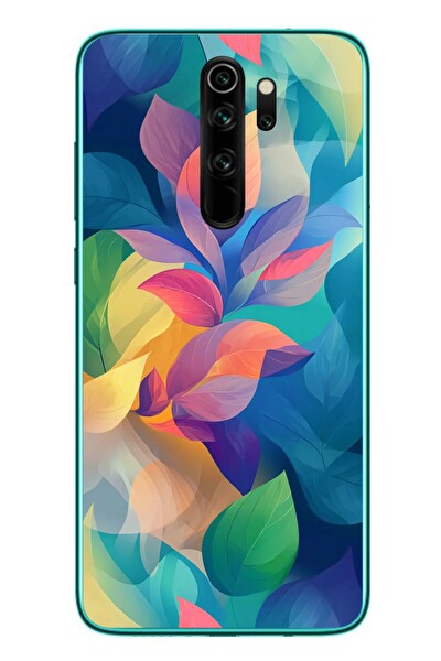Le Balvo Redmi Note 8 Pro Uyumlu Yumuşak Dalgalı Baskılı Silikon Kılıf