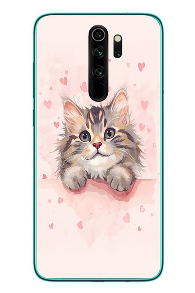 Le Balvo Redmi Note 8 Pro Uyumlu Benim Kedim Baskılı Silikon Kılıf