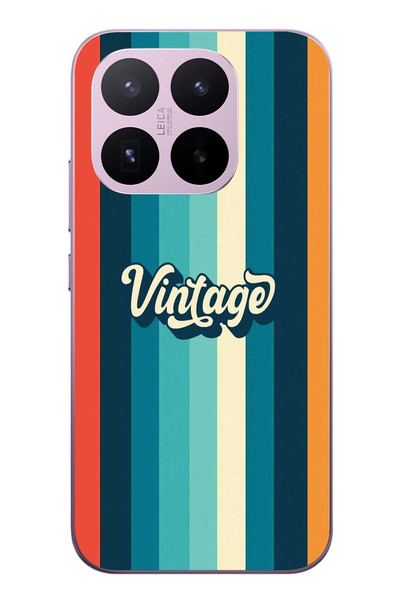 Le Balvo Xiaomi 17T Uyumlu Vintage Baskılı Silikon Kılıf