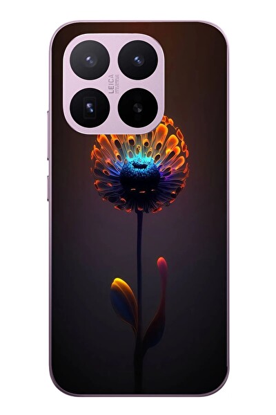 Le Balvo Xiaomi 17T Uyumlu Büyülü Çiçek Baskılı Silikon Kılıf