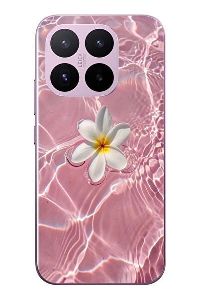 Le Balvo Xiaomi 17T Uyumlu Dalgalı Papatya Baskılı Silikon Kılıf