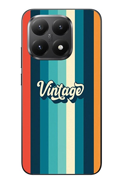 Le Balvo Xiaomi Mi 15T Uyumlu Vintage Baskılı Silikon Kılıf