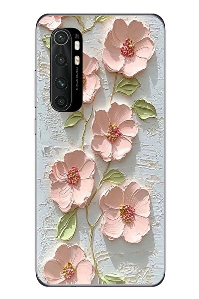 Le Balvo Xiaomi Mi 10 Lite Uyumlu Gül Kurusu Baskılı Silikon Kılıf