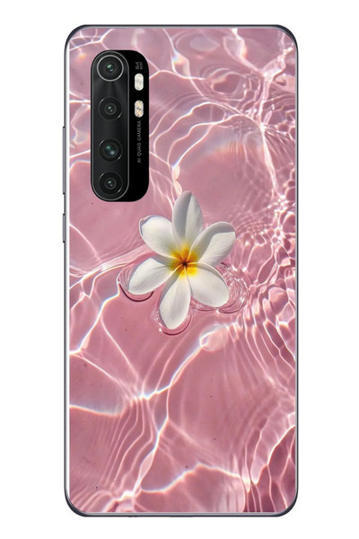 Le Balvo Xiaomi Mi 10 Lite Uyumlu Dalgalı Papatya Baskılı Silikon Kılıf