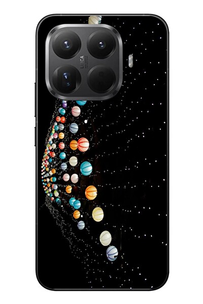 Le Balvo Xiaomi Mi 15T Pro Uyumlu Gezegenlerin Dansı Baskılı Silikon Kılıf