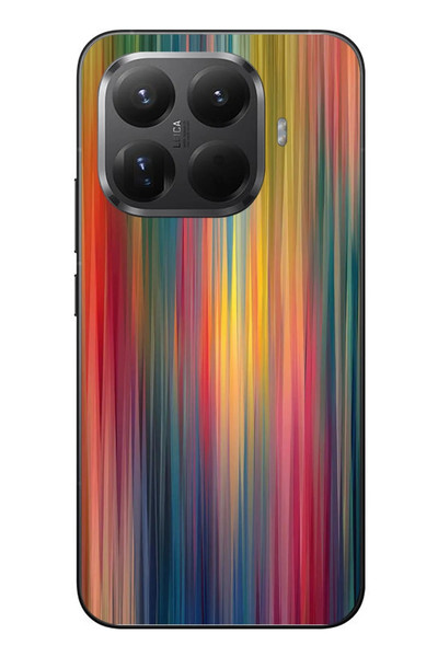 Le Balvo Xiaomi Mi 15T Pro Uyumlu Gökkuşağı Karışımı Baskılı Silikon Kılıf