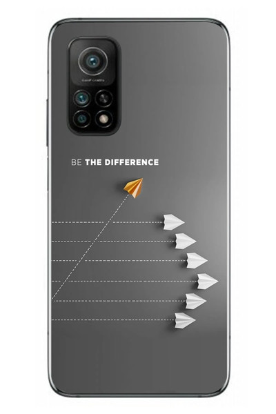 Le Balvo Xiaomi Mi 10 T Uyumlu Be The Difference Baskılı Silikon Kılıf
