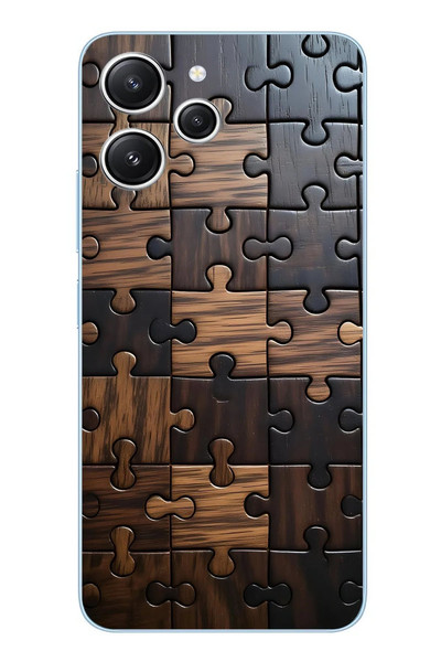 Le Balvo Redmi 12 Uyumlu Puzzle Baskılı Silikon Kılıf