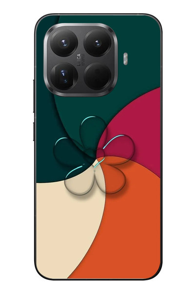 Le Balvo Xiaomi Mi 15T Pro Uyumlu Modern Yonca Renkleri Baskılı Silikon Kılıf
