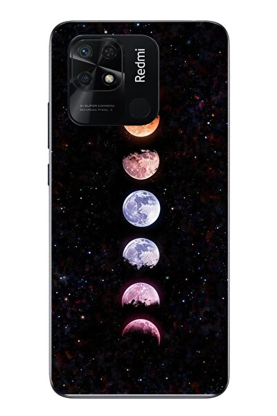 Le Balvo Redmi 10C Uyumlu Tüm Gezegenler Baskılı Silikon Kılıf