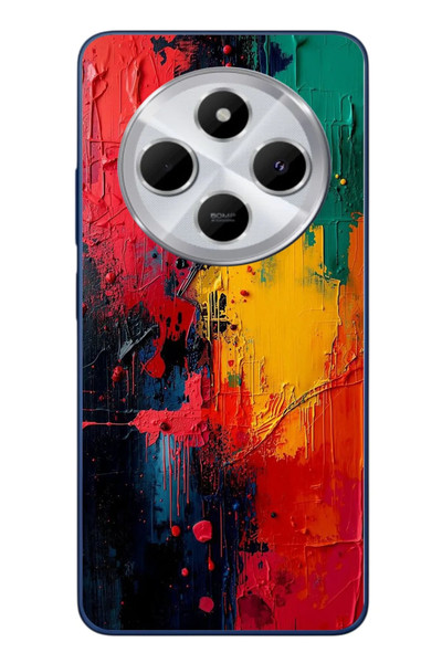 Le Balvo Redmi 14C Uyumlu Renklerin Dansı Baskılı Silikon Kılıf