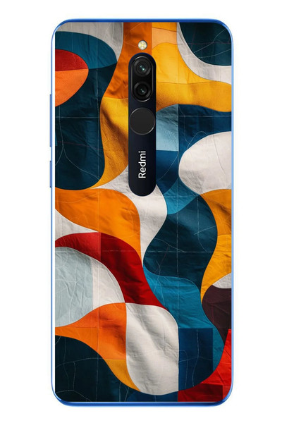 Le Balvo Redmi 8 Uyumlu Modern Desenler Baskılı Silikon Kılıf