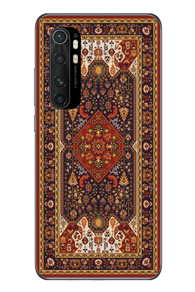 Le Balvo Xiaomi Mi 10 Lite Uyumlu Anadolu Motif Halısı Baskılı Silikon Kılıf