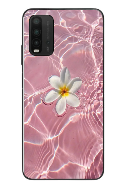 Le Balvo Redmi 9T Uyumlu Dalgalı Papatya Baskılı Silikon Kılıf