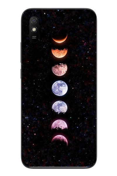 Le Balvo Redmi 9A Uyumlu Tüm Gezegenler Baskılı Silikon Kılıf