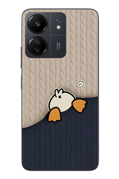 Le Balvo Redmi 13C Uyumlu Şaşkın Ördek Baskılı Silikon Kılıf