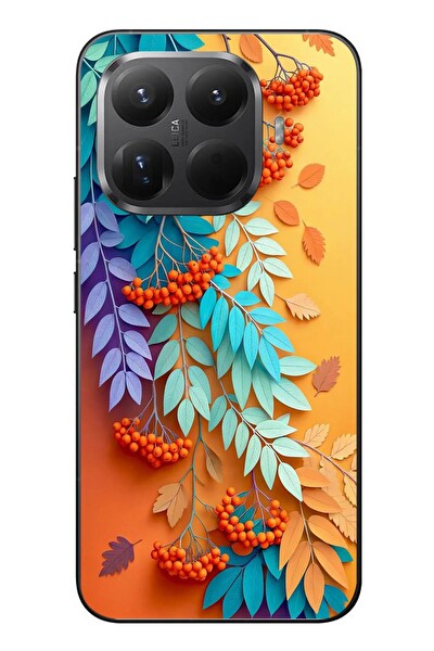 Le Balvo Xiaomi Mi 15T Pro Uyumlu Pastoral Çicekler Baskılı Silikon Kılıf