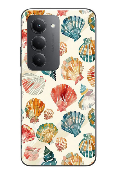 Le Balvo Redmi 15 Uyumlu Deniz İncileri Baskılı Silikon Kılıf