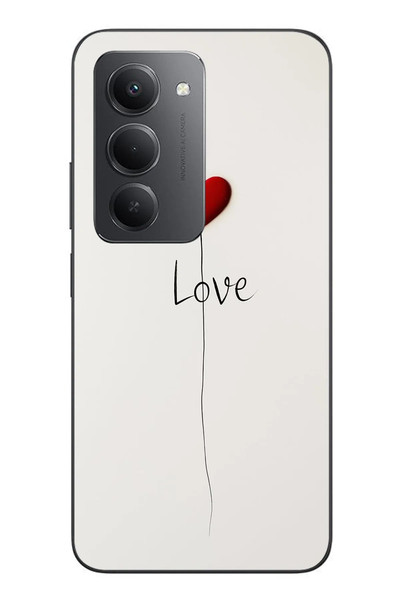 Le Balvo Redmi 15 Uyumlu Love Aşk Baskılı Silikon Kılıf