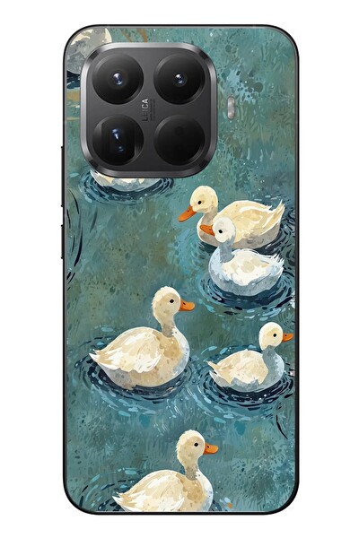 Le Balvo Xiaomi Mi 15T Pro Uyumlu Yüzen Ördekler Baskılı Silikon Kılıf