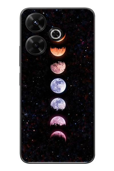 Le Balvo Redmi 13 Uyumlu Tüm Gezegenler Baskılı Silikon Kılıf