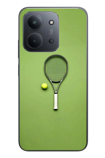 Le Balvo Redmi 15C Uyumlu Tenis Raketi Baskılı Silikon Kılıf