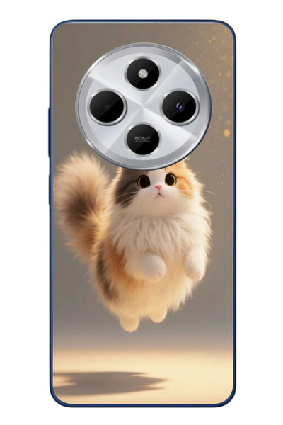 Le Balvo Redmi 14C Uyumlu Zıplayan Kedi Baskılı Silikon Kılıf