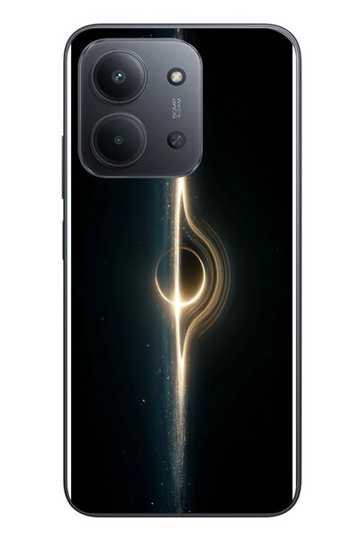 Le Balvo Redmi 15C Uyumlu Galaksi Uzay Baskılı Silikon Kılıf