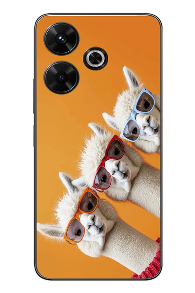 Le Balvo Redmi 13 Uyumlu Lamalar Baskılı Silikon Kılıf