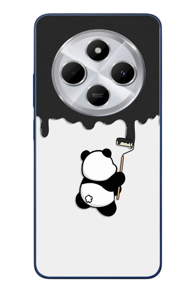 Le Balvo Redmi 14C Uyumlu Boyacı Panda Baskılı Silikon Kılıf